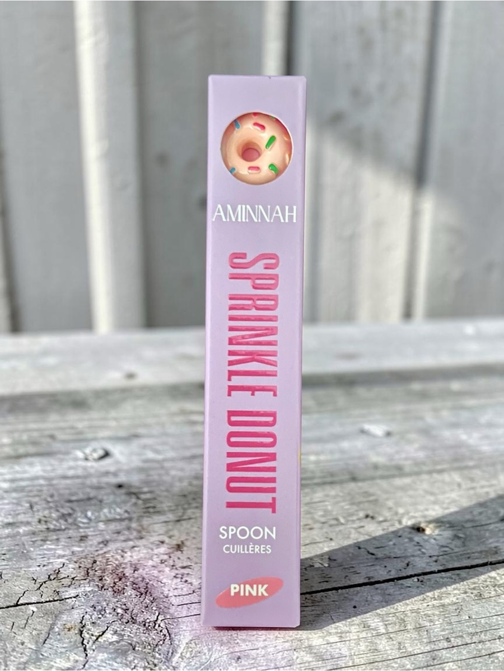 AMINNAH Pink Sprinkle Donut Spoon - Women Bath & Body NWT